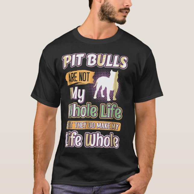 Camiseta Toros de pozo hacen de mi vida perros enteros (Anverso)