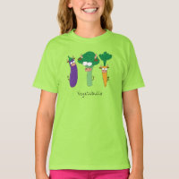 Toros de verduras Personalizado de niños adorables