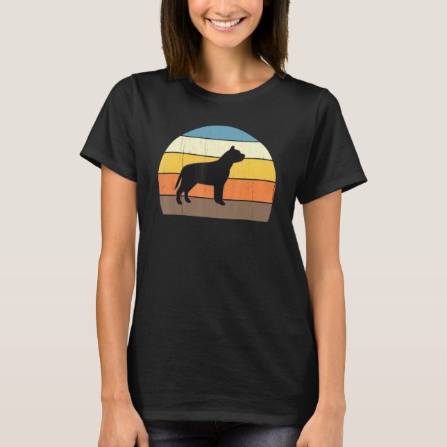 Camiseta Toros Guay Retro Sunset Pit - Gran Dueño de Pitbul (Anverso)