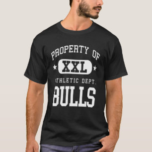 Camiseta Toros Propiedad Escolar Atlética XXL