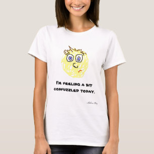 Camiseta torpe de "Confuzzled" de la cara