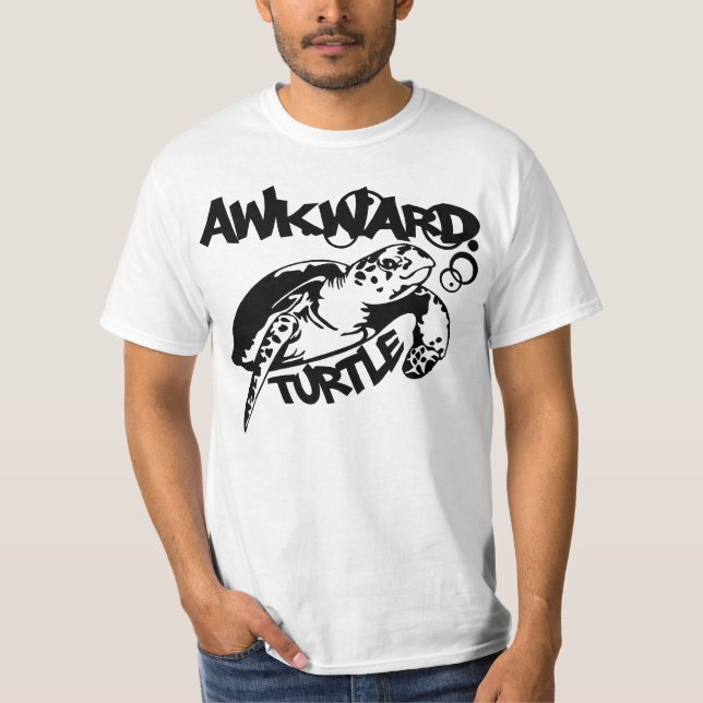 Camiseta torpe de la tortuga (Anverso)