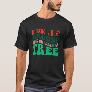Camiseta Torpe en torno al Divertido árbol de Navidad Groov