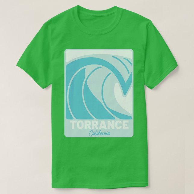 Camiseta Torrance Beach California Pacific Ocean CA Crashin (Diseño del anverso)