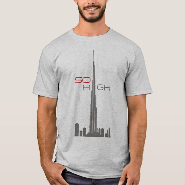 Camiseta Torre de Burj Khalifa Dubai (Anverso)