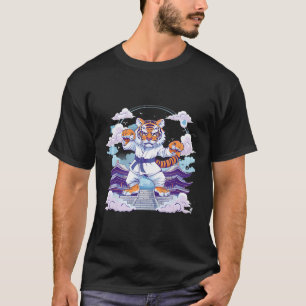 Camiseta Torre de la Pagoda del Tigre de Kung Fu Kick de Ta