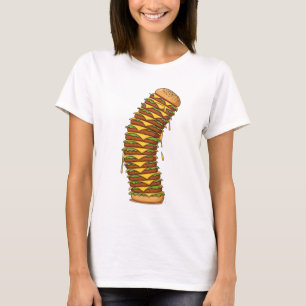 Camiseta Torre de Locura Quesera – Caricatura Exagerada