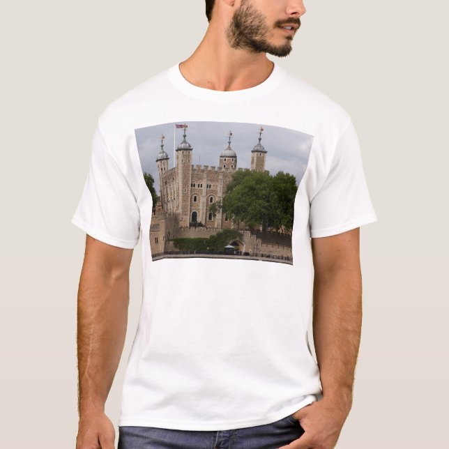 Camiseta Torre de Londres Inglaterra vista de enfrente del (Anverso)