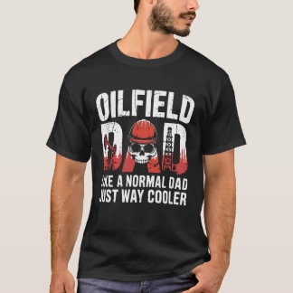 Camiseta Torre de petróleo divertida trabajador de campo pe