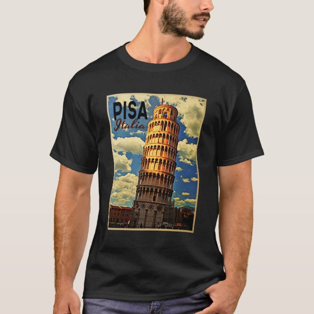 Camiseta Torre De Pisa Ltaly (Anverso)