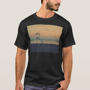 Camiseta Torre de Salvavidas de Playa Atardecer 