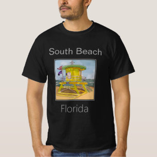 Camiseta Torre de Salvavidas Redonda Verde de South Beach