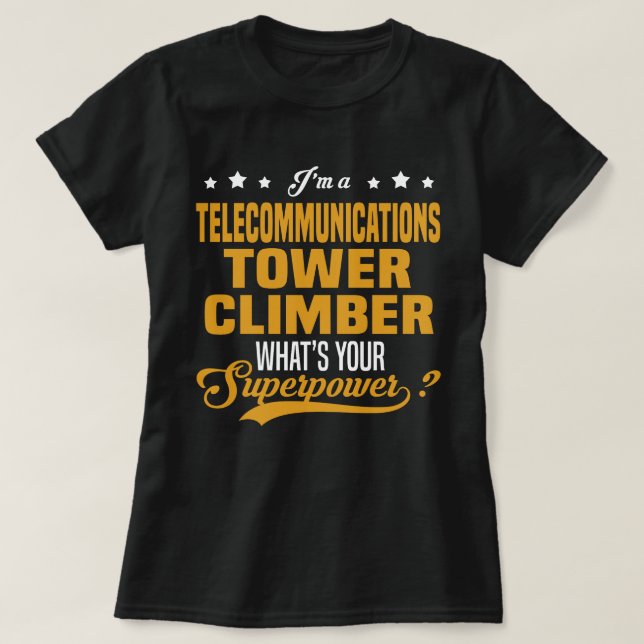 Camiseta Torre de Telecomunicaciones (Diseño del anverso)