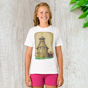 Camiseta Torre de vigilancia de madera medieval y fortaleza