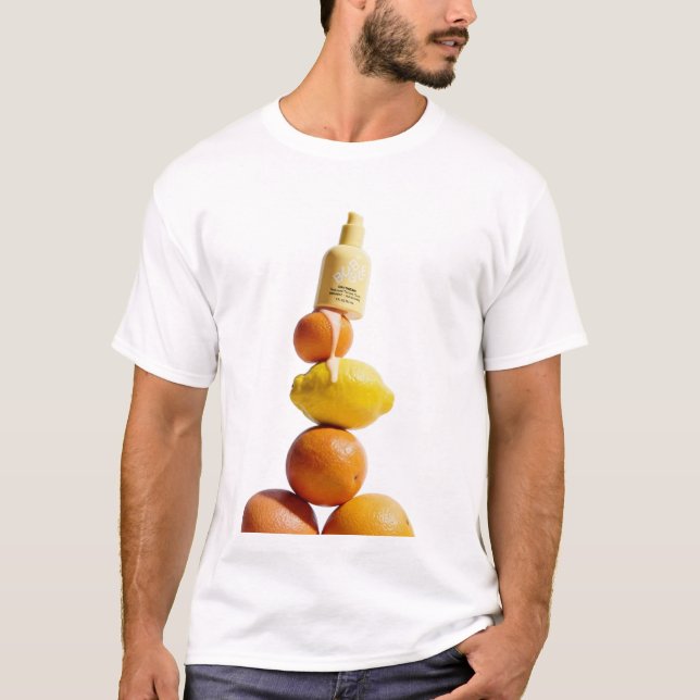 Camiseta Torre del Citrus con una botella pequeña (Anverso)