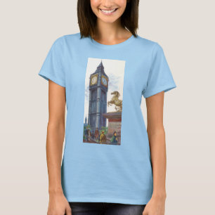 Camiseta Torre del reloj Big Ben en el Palacio de Westminst