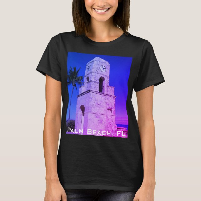 Camiseta Torre del Reloj de Worth Avenue - Palm Beach, cami (Anverso)