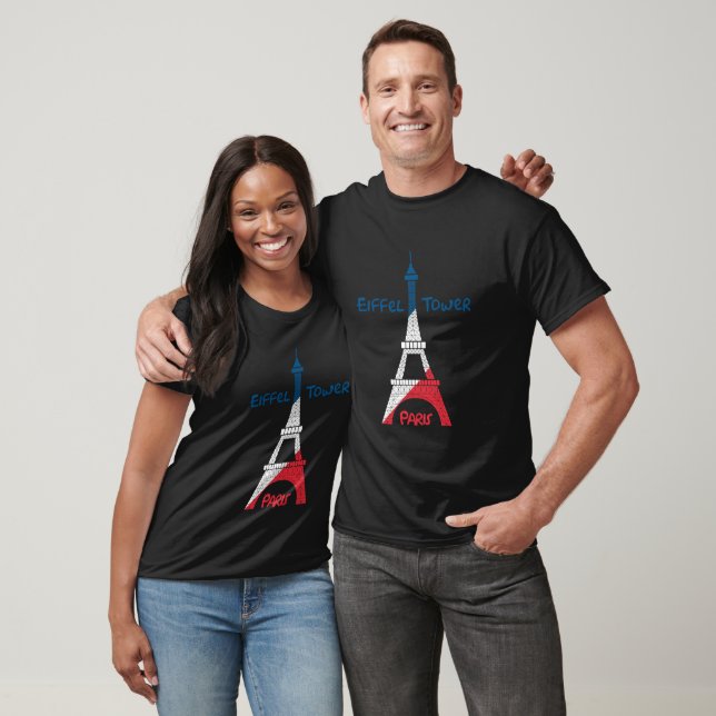 Camiseta Torre Eiffel (Unisexo)