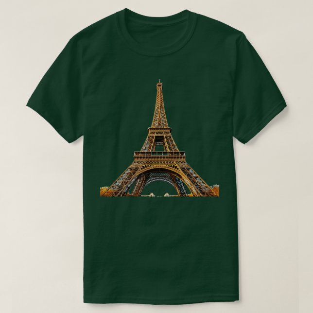 Camiseta Torre Eiffel (Diseño del anverso)