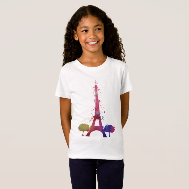 Camiseta Torre Eiffel (Anverso completo)