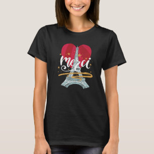 Camiseta Torre Eiffel Amo París Gracias Francia Parisino Fr