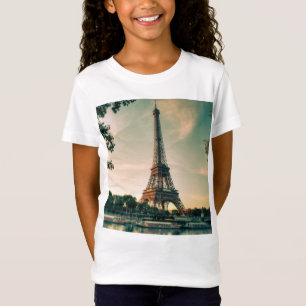 Camiseta Torre Eiffel arrojar almohada