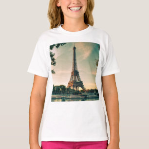 Camiseta Torre Eiffel arrojar almohada