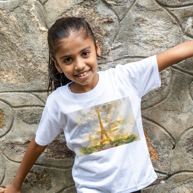 Camiseta Torre Eiffel en París al atardecer nr1 (Subido por el creador)