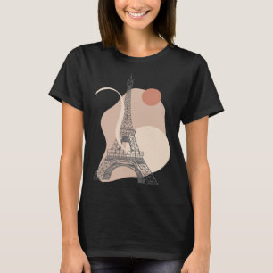 Camiseta Torre Eiffel Famoso París Francia Francia