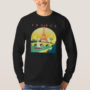Camiseta Torre Eiffel Francia Ciudad Parisina Monumento Fra