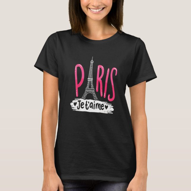 Camiseta Torre Eiffel Francia de París (Anverso)