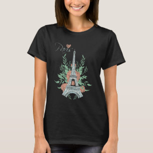 Camiseta Torre Eiffel Love Paris Souvenir Francés Parisino