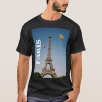Torre Eiffel oscura básica de París Francia de la