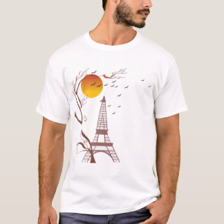Camiseta Torre Eiffel, otoño