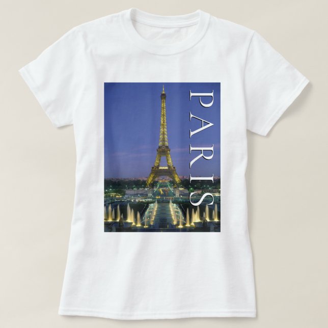 Camiseta Torre Eiffel | París, Francia (Diseño del anverso)