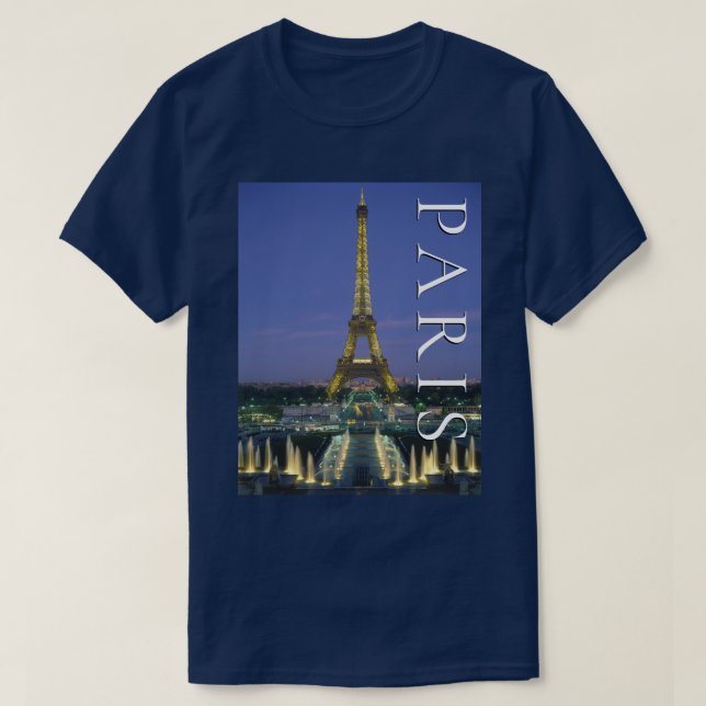 Camiseta Torre Eiffel | París, Francia (Diseño del anverso)