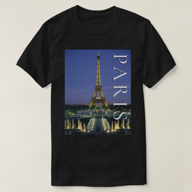 Camiseta Torre Eiffel | París, Francia (Diseño del anverso)