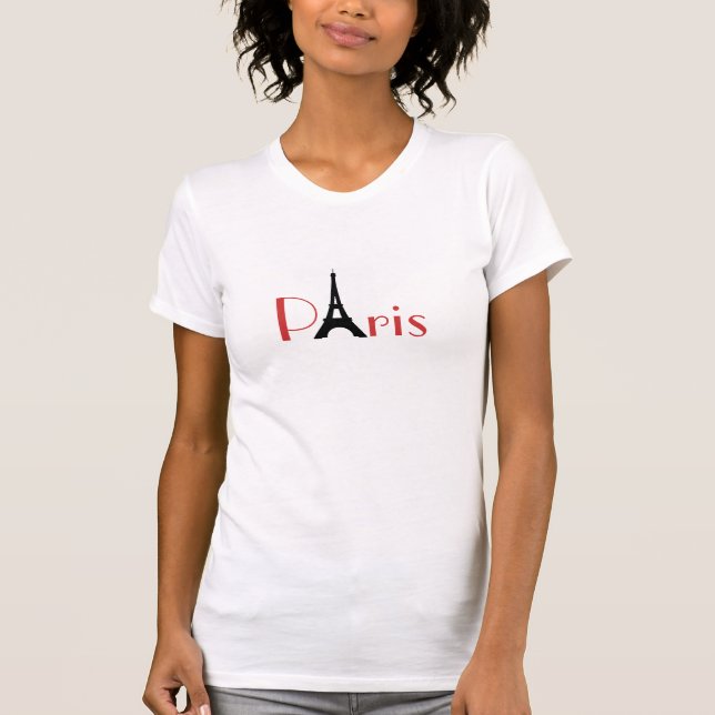 Camiseta Torre Eiffel París Francia (Anverso)