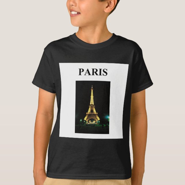 Camiseta torre Eiffel París Francia (Anverso)