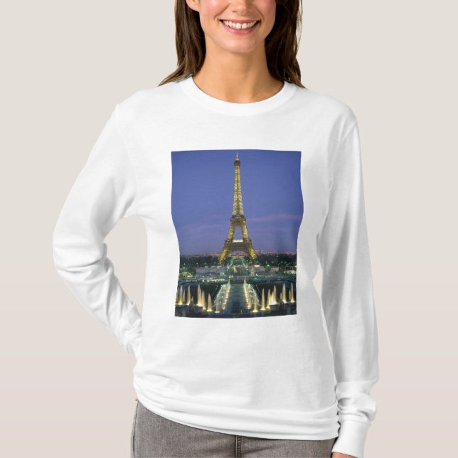Camiseta Torre Eiffel, París, Francia 2 (Anverso)
