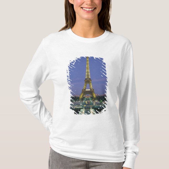 Camiseta Torre Eiffel, París, Francia 2 (Anverso)