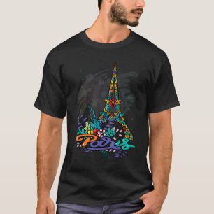 Camiseta Torre Eiffel París Francia Amo París Recuerdo Fra