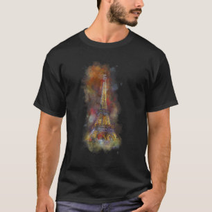 Camiseta Torre Eiffel Parisina Vintage Retro París