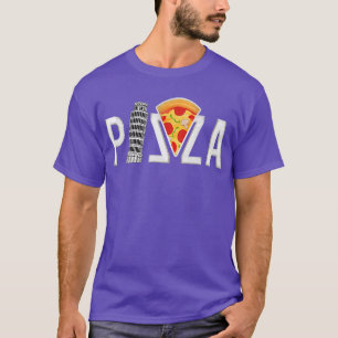 Camiseta Torre Pizza Pisa, divertida