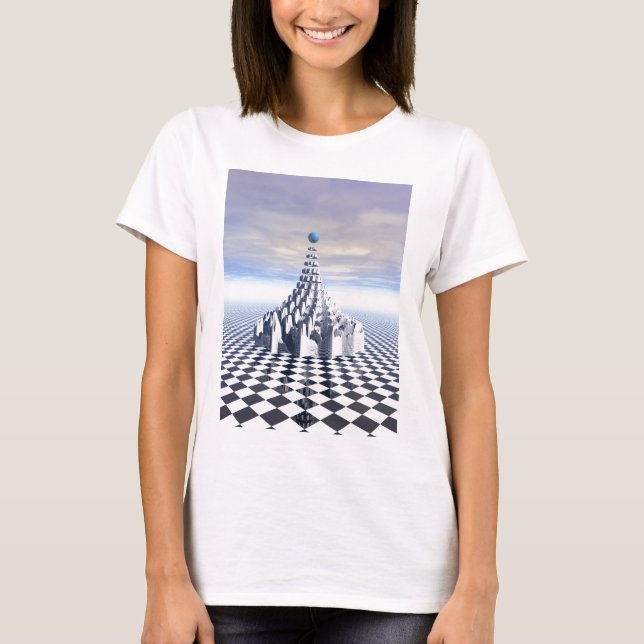 Camiseta Torre solar surrealista (Anverso)