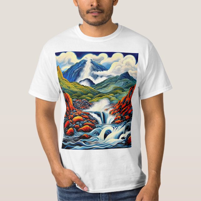 Camiseta Torrent de montaña (Anverso)