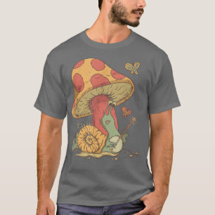 Camiseta Torrente estético de caracoles de Cottagecore toca