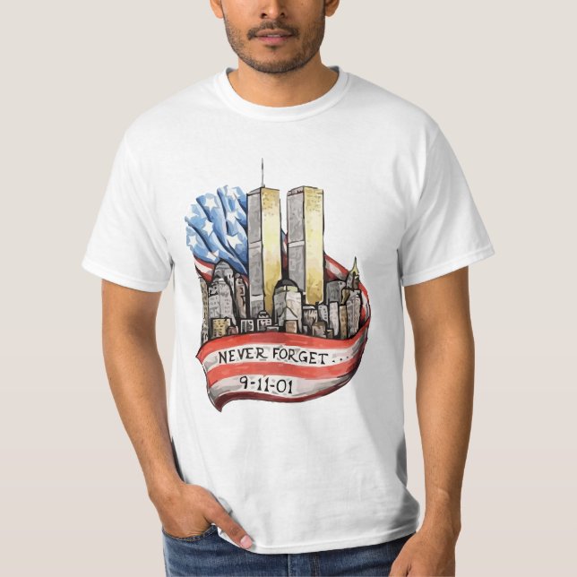 Camiseta Torres gemelas 9/11 (Anverso)