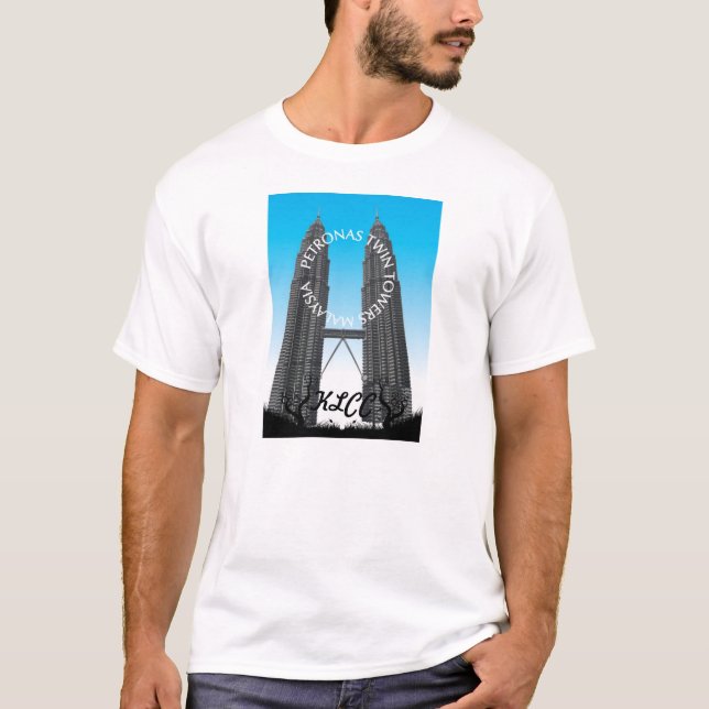 Camiseta Torres gemelas KLCC de Petronas (Anverso)