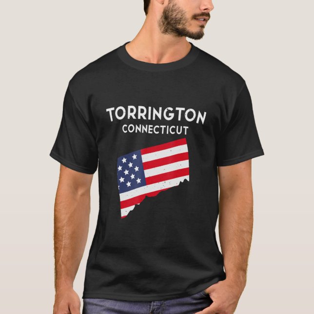Camiseta Torrington Connecticut USA State America Travel Co (Anverso)